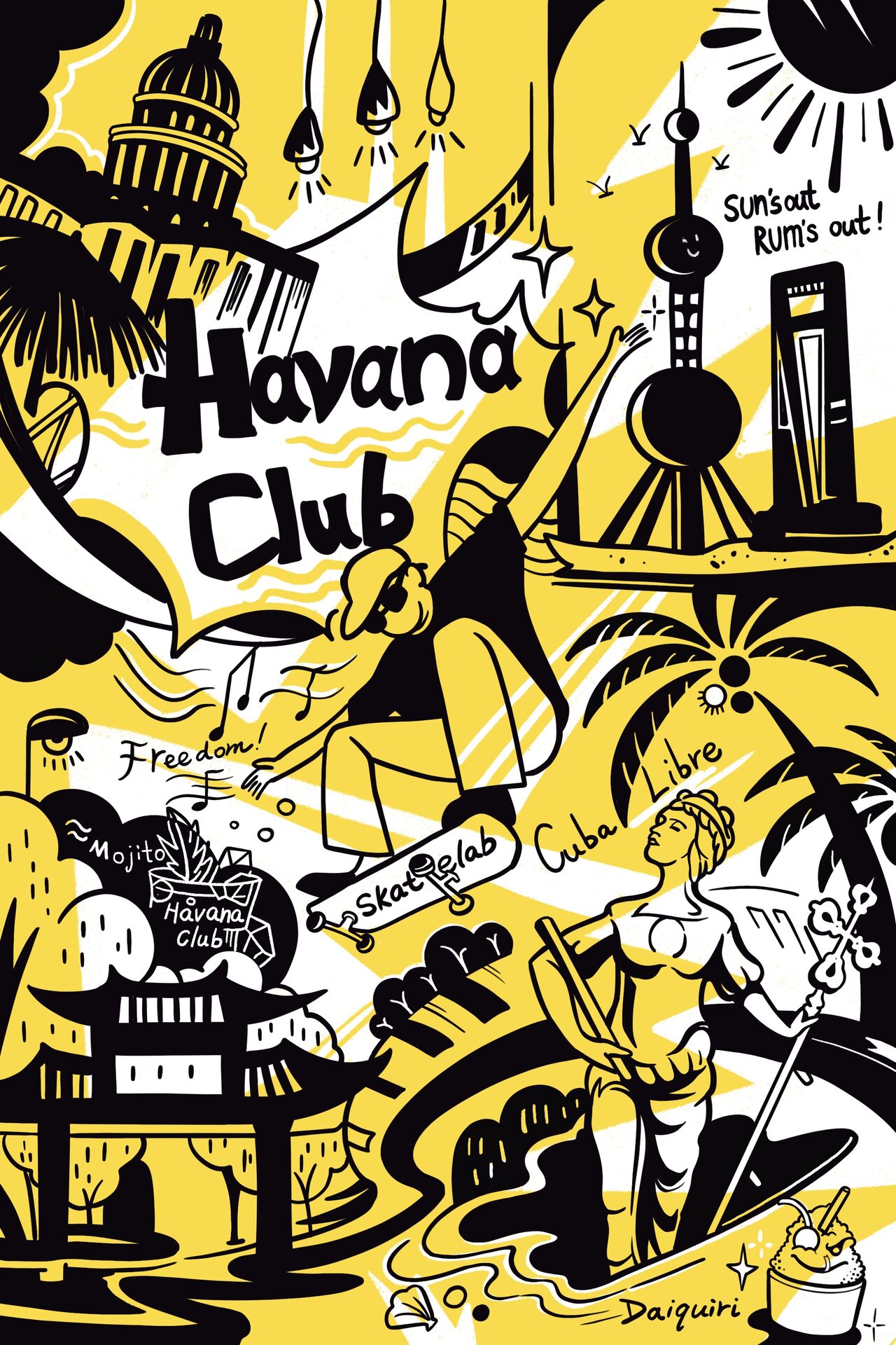 Havana Club — key visual, Havana × Shanghai